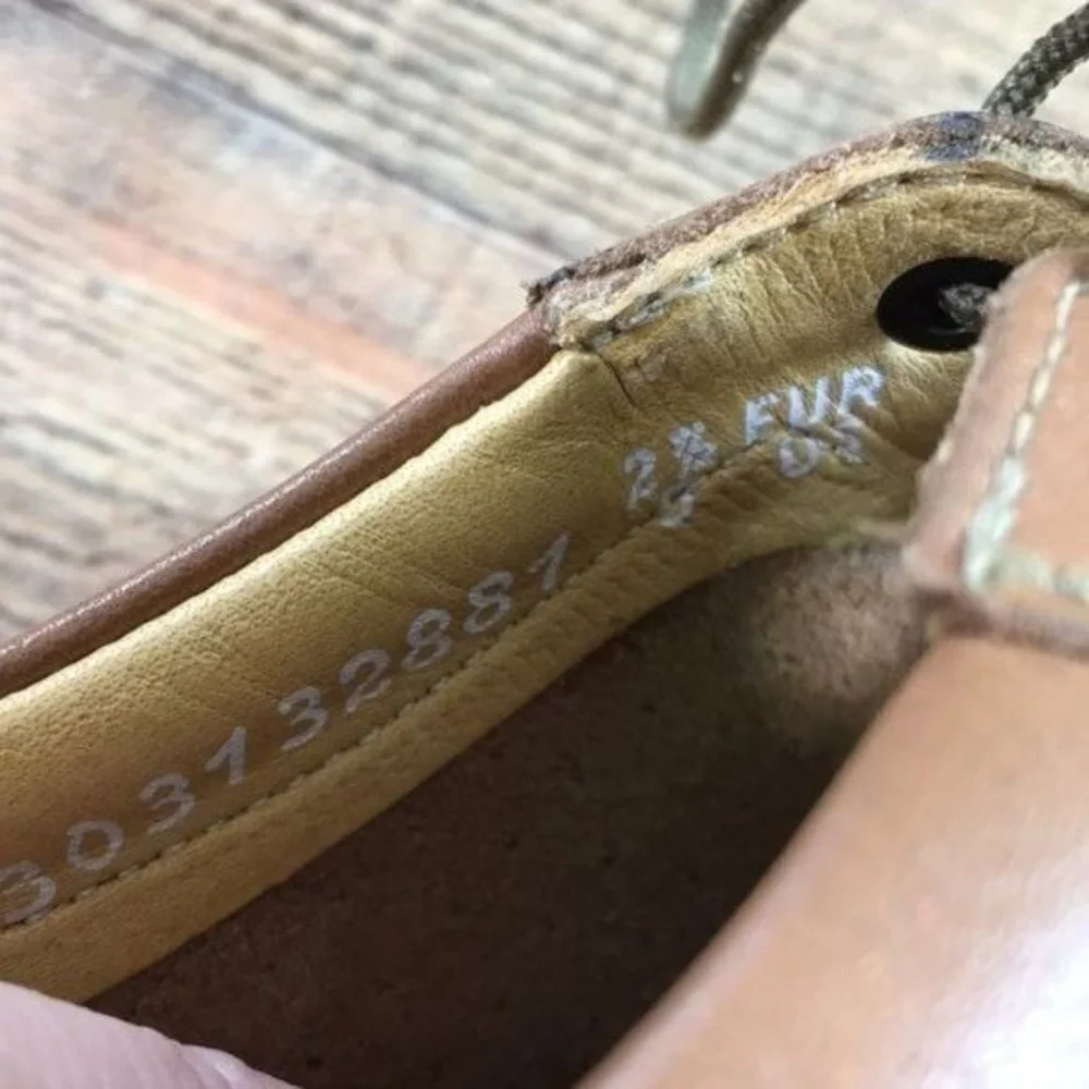 Mephisto Brown Leather Oxford Sneaker Shoes Cool Air Womens 5‎